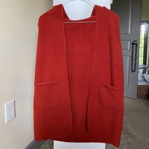 Sleeveless Cardigan Hoodie